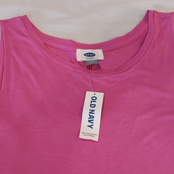 Old Navy Relaxed Pink Tank Top Size Medium - Picture 13 of 14